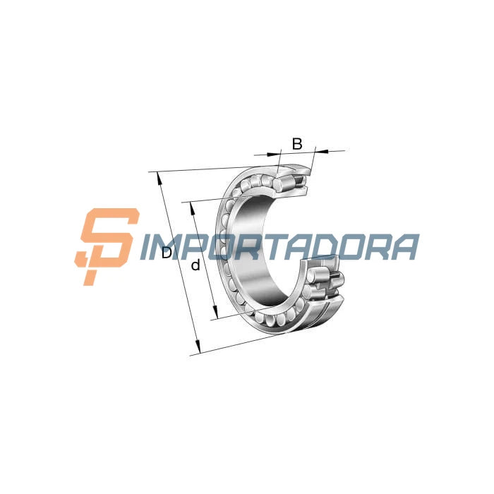 Rolamento Radial de Rolo Esférico FAG 22240E1K