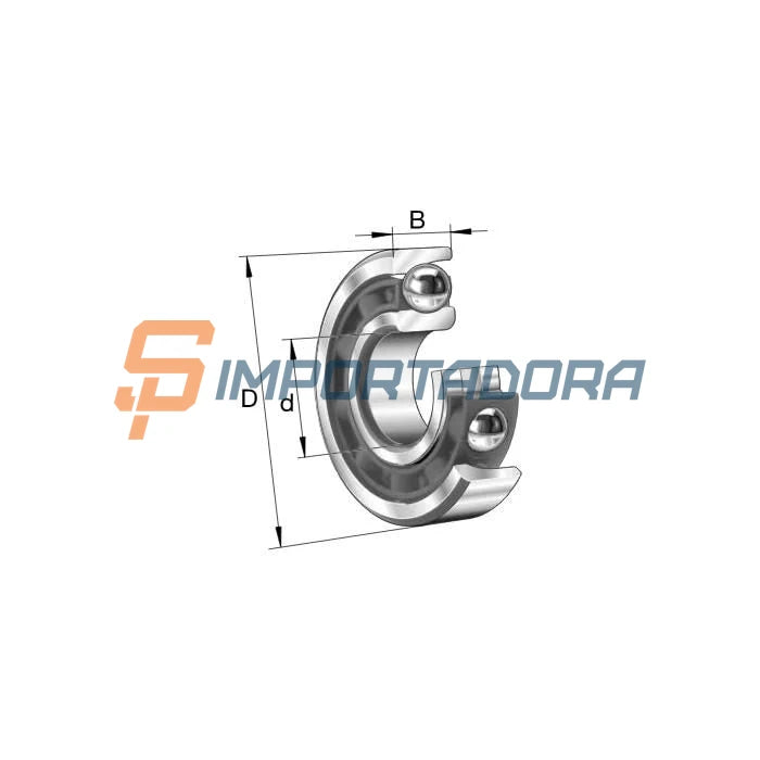 Rolamento de Contato Angular FAG B7014C.T.P4S.UL