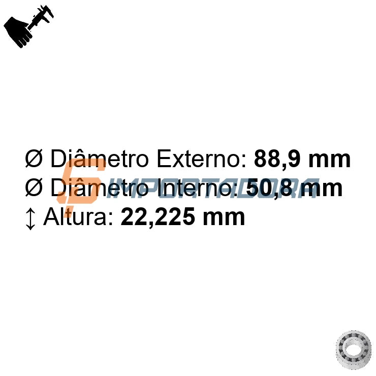 Rolamento Radial de Rolos Cônicos GBR/GTOP 368A/362A