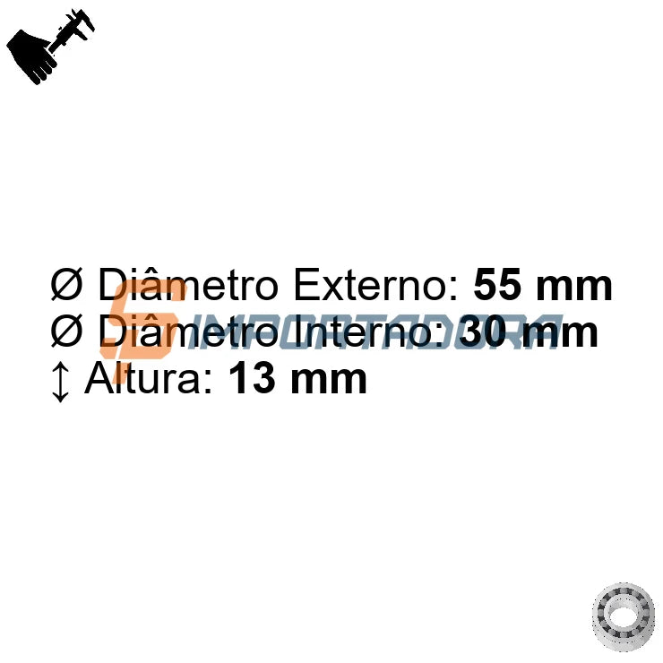 Rolamento Rígido de Esferas NTN 6006LLUC3/L627