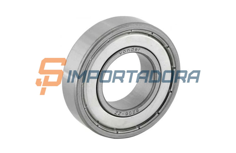 Rolamento Rígido de Esferas VONDER 6206-ZZ