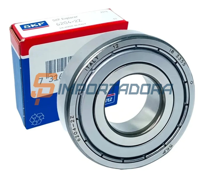 Rolamento Rígido de Esferas SKF 6204-2Z