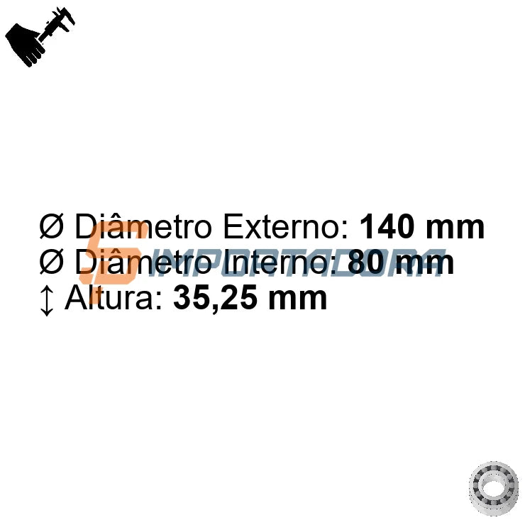 Rolamento Radial de Rolos Cônicos SKF 32216/VM900_02