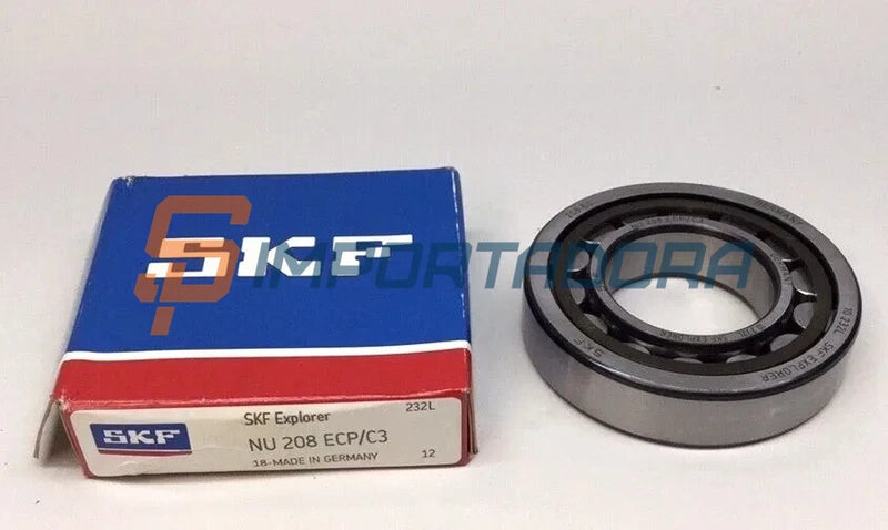 Rolamento Radial de Rolo Cilíndrico SKF NU 208 ECP/C3
