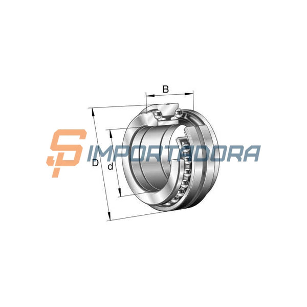 Rolamento Axial de Esferas FAG 234422-M-SP#E