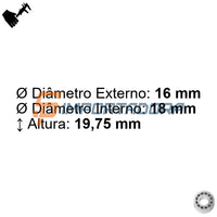 Rolamento Radial de Rolo Cônico FAG 30208A