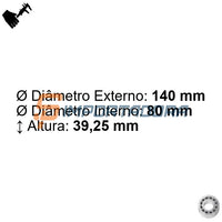 Rolamento Radial de Rolo Cônico FAG 80x140x39,25 mm