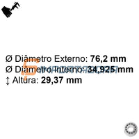 Rolamento Radial de Rolos Cônicos FAG AUT K3159431520J42B