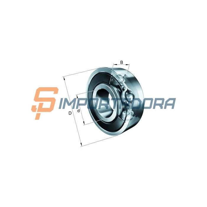 Rolamento Radial de Esferas FRM SS 6014 2RS