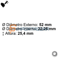 Rolamento GBR/GTOP 205 KRRB AH02 B