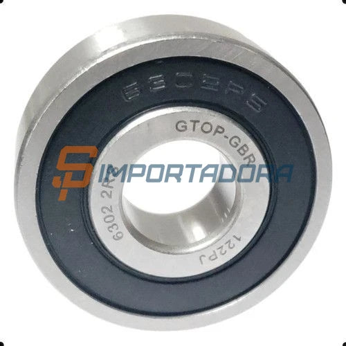Rolamento Rígido de Esferas GBR/GTOP 6302 2RS B