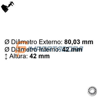 Rolamento Cubo Roda GBR/GTOP DAC 42800342