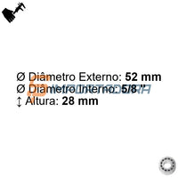 Rolamento Radial de Esferas GBR/GTOP F 10 B