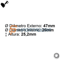 Rolamento Radial de Esferas INA F-110390.SKL#S21_06