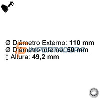 Rolamento Radial de Esferas INA GNE50-XL-KRR-B-AS2/V#S6