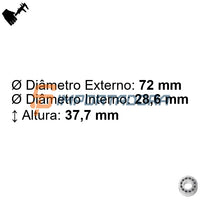 Rolamento Radial de Esferas INA GSK102-207-KRR-B