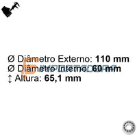 Rolamento Radial de Esferas INA GYE60-XL-KRR-B