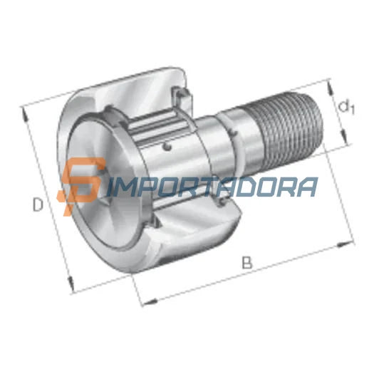 Rolamento de Rolo de Leva e Apoio INA KR40-PP-A#E