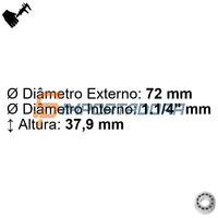 Rolamento Radial de Esferas INA SK104-207-KTT-B#S6_04