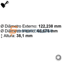 Rolamento de Eixo Dianteiro