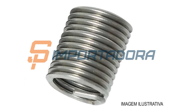 Kit Rosca Helicoil Interno AMATOOLS MF16 x 1,50 Longo 5 Peças