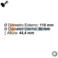Rolamento de Esferas de Contato Angular NTN 3310SC3