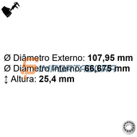 Rolamento Radial de Rolos Cônicos NTN 4T-29590/29522