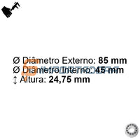 Rolamento Radial de Rolo Cônico NTN 4T-32209_02