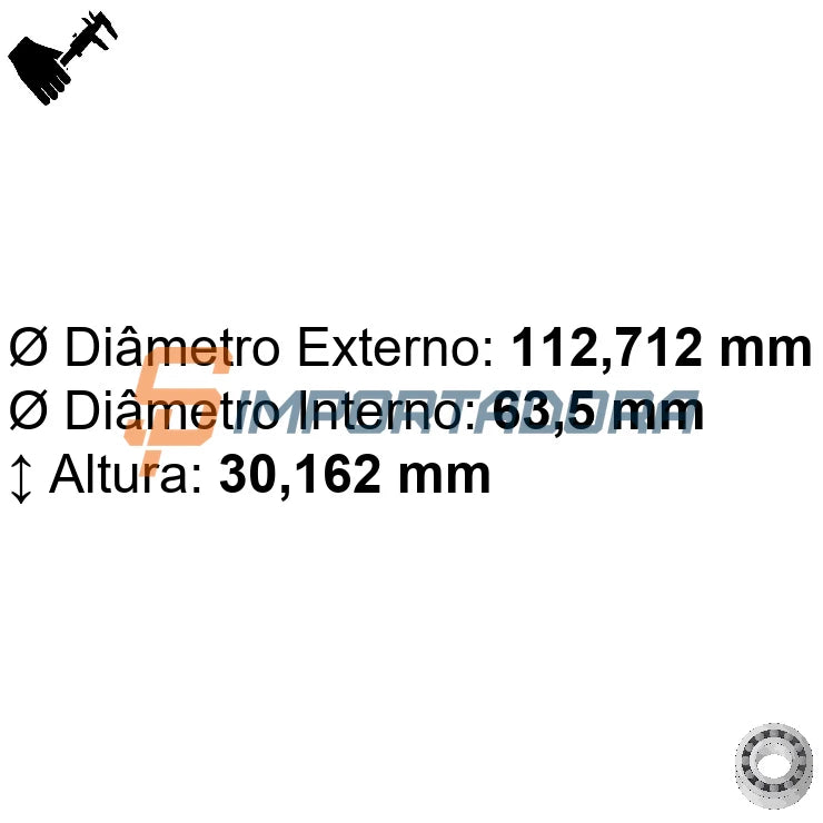 Rolamento de Rolo Cônico NTN 4T-3982/3920