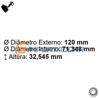 Rolamento Radial de Rolo Cônico NTN 4T-47490/47420