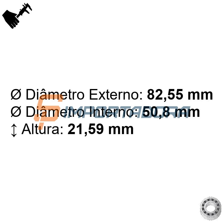 Rolamento Radial de Rolo Cônico NTN 4T-LM104949/LM104911
