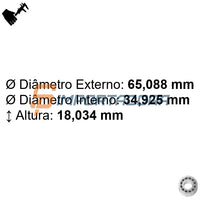 Rolamento Cônico NTN 4T-LM48548/LM48510