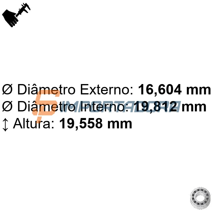 Rolamento de Rolos Cônicos NTN LM501349/LM501310