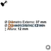 Rolamento Radial de Esferas NTN 6301LLU