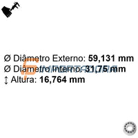 Rolamento de Rolos Cônicos SKF LM67048XT/10-D