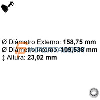 Material da Gaiola do Rolamento