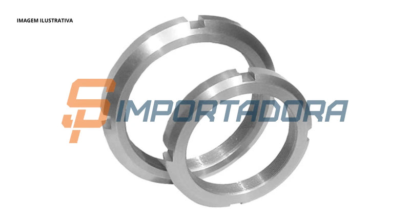 Porca de Fixação KM-2 M15x1 Bertoloto