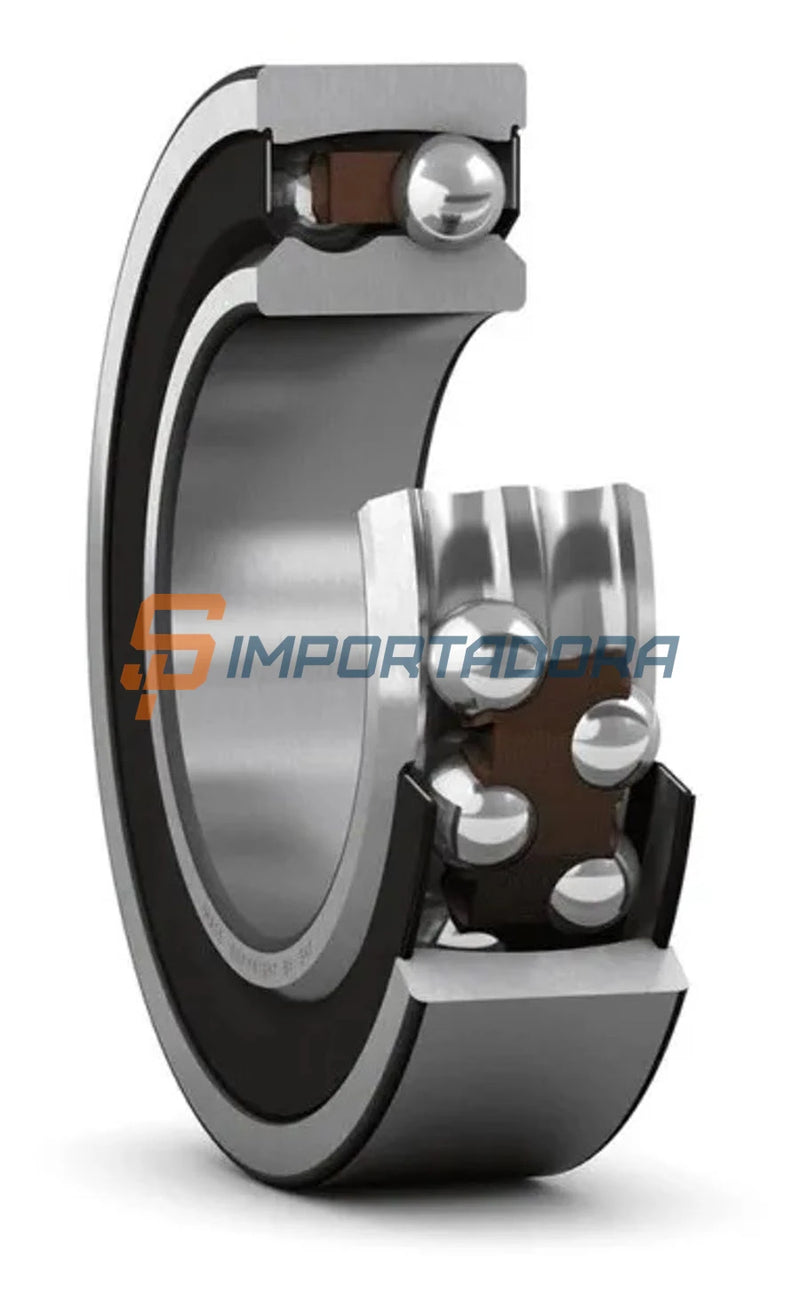 Rolamento Autocompensador de Esferas SKF 2208 E-2RS1TN9