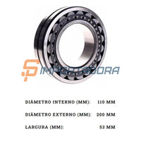 Rolamento Autocompensador de Rolos Timken 22222KEJW33