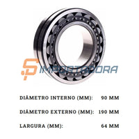 Rolamento Autocompensador de Rolos Timken 22318EJW33C3