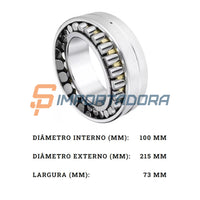 Rolamento Autocompensador de Rolos Timken 22320EMW33W800C4