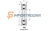 Rolamento Axial de Rolos IKO AZ 254211