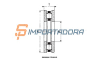 Rolamento Axial de Rolos IKO AZ 9012022