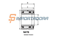 Rolamento Combinado de Agulhas IKO NATB 5903