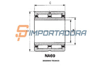 Rolamento de Agulhas IKO NA 6903
