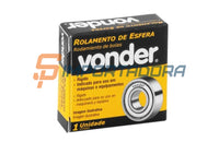 Rolamento Rígido de Esferas VONDER 608-ZZ