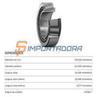Rolamento de Rolo Cônico SKF LM 48548/510/Q