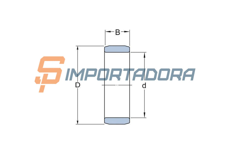 Rolamento de Rolos Cilíndricos SKF NNF 5014 ADB-2LSV