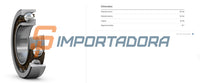 Rolamento Esfera de Contato Angular SKF 7205 BEP