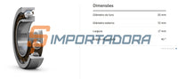 Rolamento de Contato Angular SKF 7207 BEP